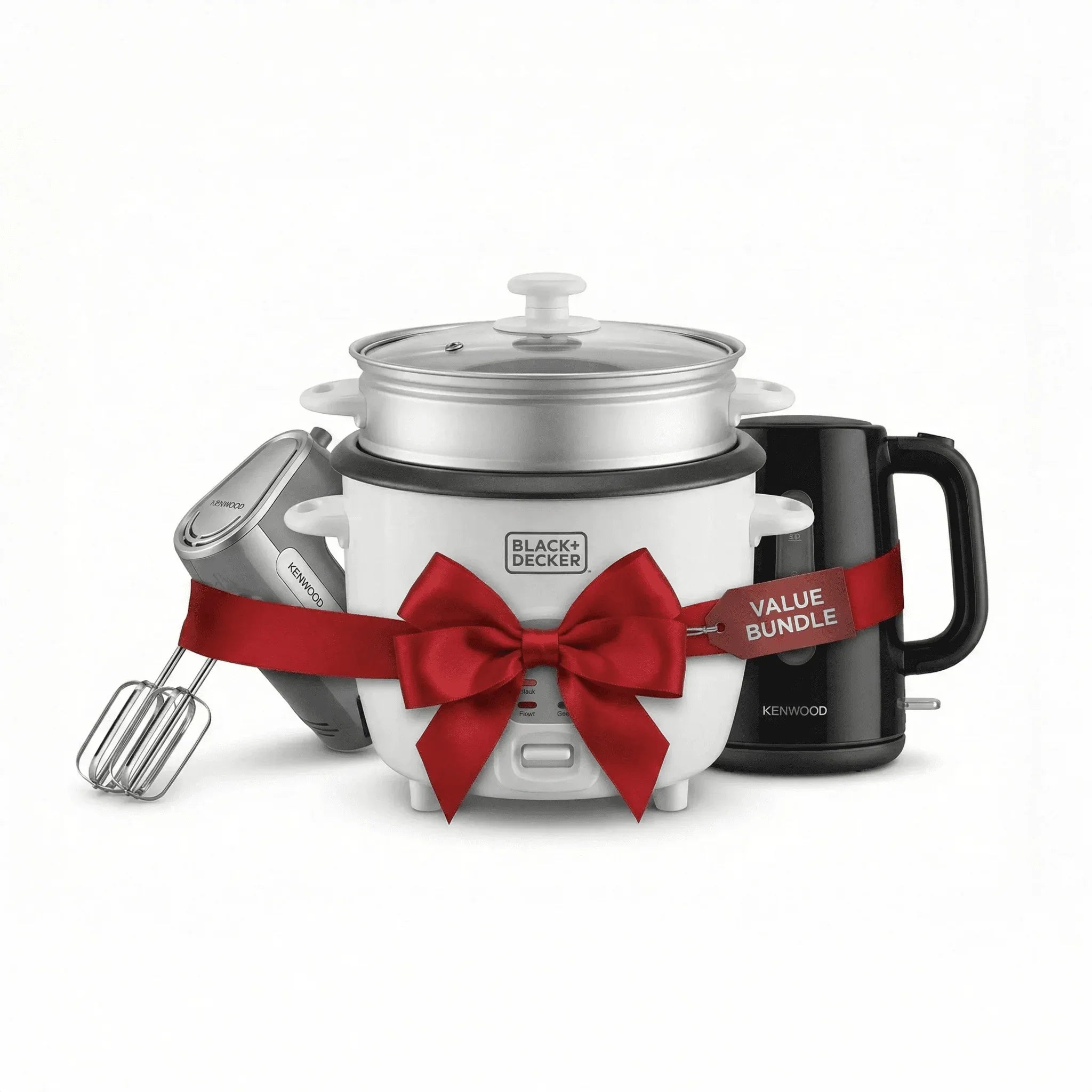 باندل المطبخ مضرب كينوود + غلاية كينوود + حلة أرز بلاك آند ديكر - Blanco