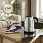 باندل غلاية استانلس من كينوود + مكواة بخار من كينوود - Blanco