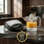 باندل صانع سندوتشات 3×1 + عصارة برتقال من كينوود - Blanco