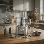 FDP65.880SI - محضر طعام كينوود 1000 وات ، أداء قوي ومهام متعددة في جهاز واحد - Blanco