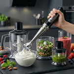 هاند بلندر براون 5 في 1 قوة 1000 واط ، 2 كبة، خفاقة، MQ7045 - Blanco