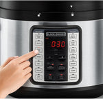 حلة ضغط كهربائية بلاك اند ديكر , ذكية 9 في 1 - 10 لتر، 1350 واط، PCP1010-B5 - Blanco