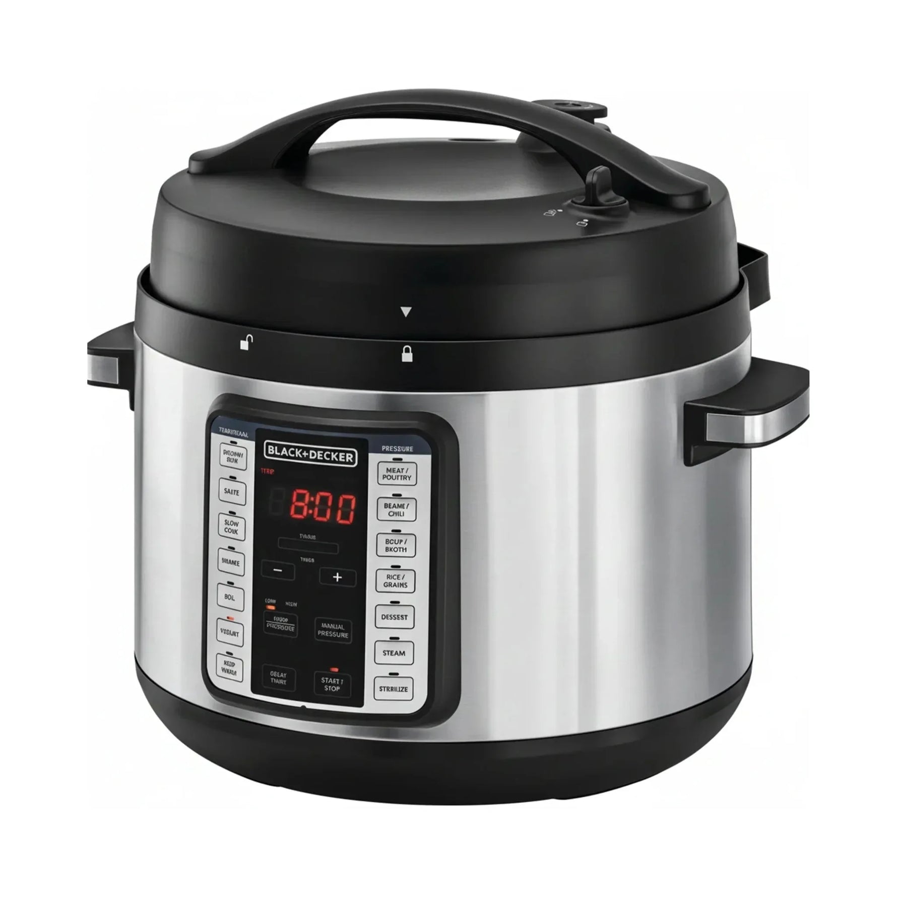 حلة ضغط كهربائية بلاك اند ديكر , ذكية 9 في 1 - 10 لتر، 1350 واط، PCP1010-B5 - Blanco