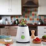 خلاط براون 3 في 1 500 وات ابيض JB0123WH Braun - Blanco