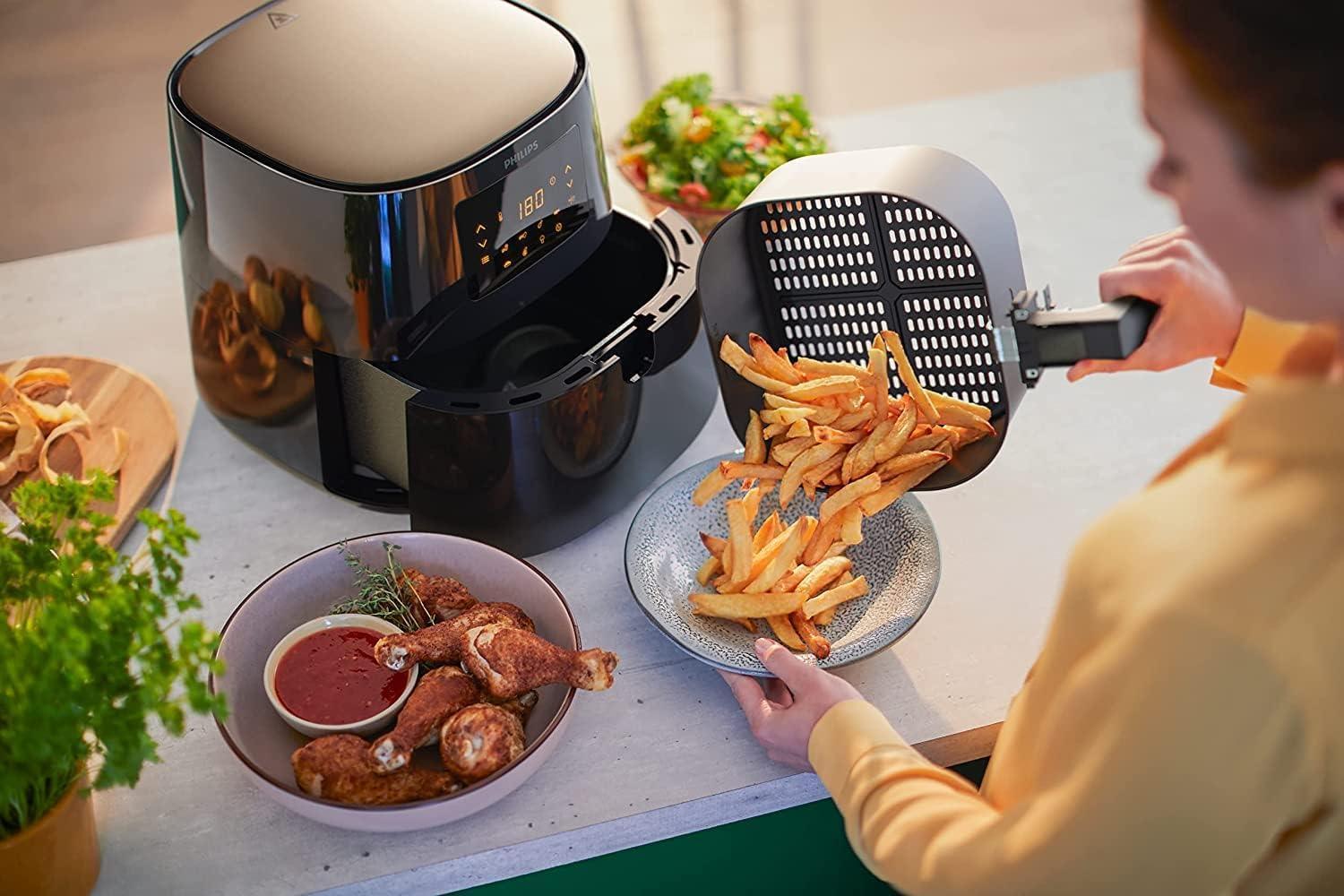 قلاية فيليبس بدون زيت سعة 6.2 لتر - شاشة لمس HD9270/90 - Blanco