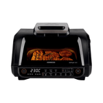 قلاية هوائية وشواية كينود 2 في 1 - 8 لتر، 1700 واط، GHF40.000 BK - Blanco