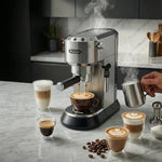 ماكينة قهوة ديلونجي ، لاتيه آرت 1350 وات EC885.GY - Blanco