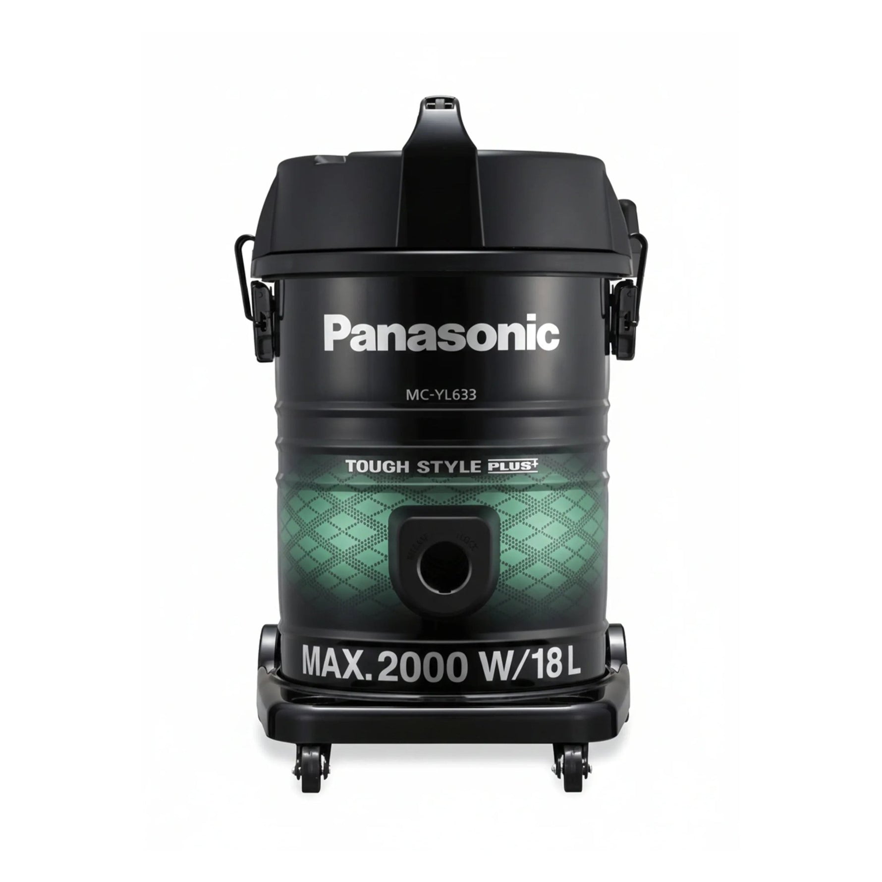 مكنسة باناسونيك برميلية ماليزي بقوة 2000 وات وسعة 18 لتر MC - YL633 - Blanco