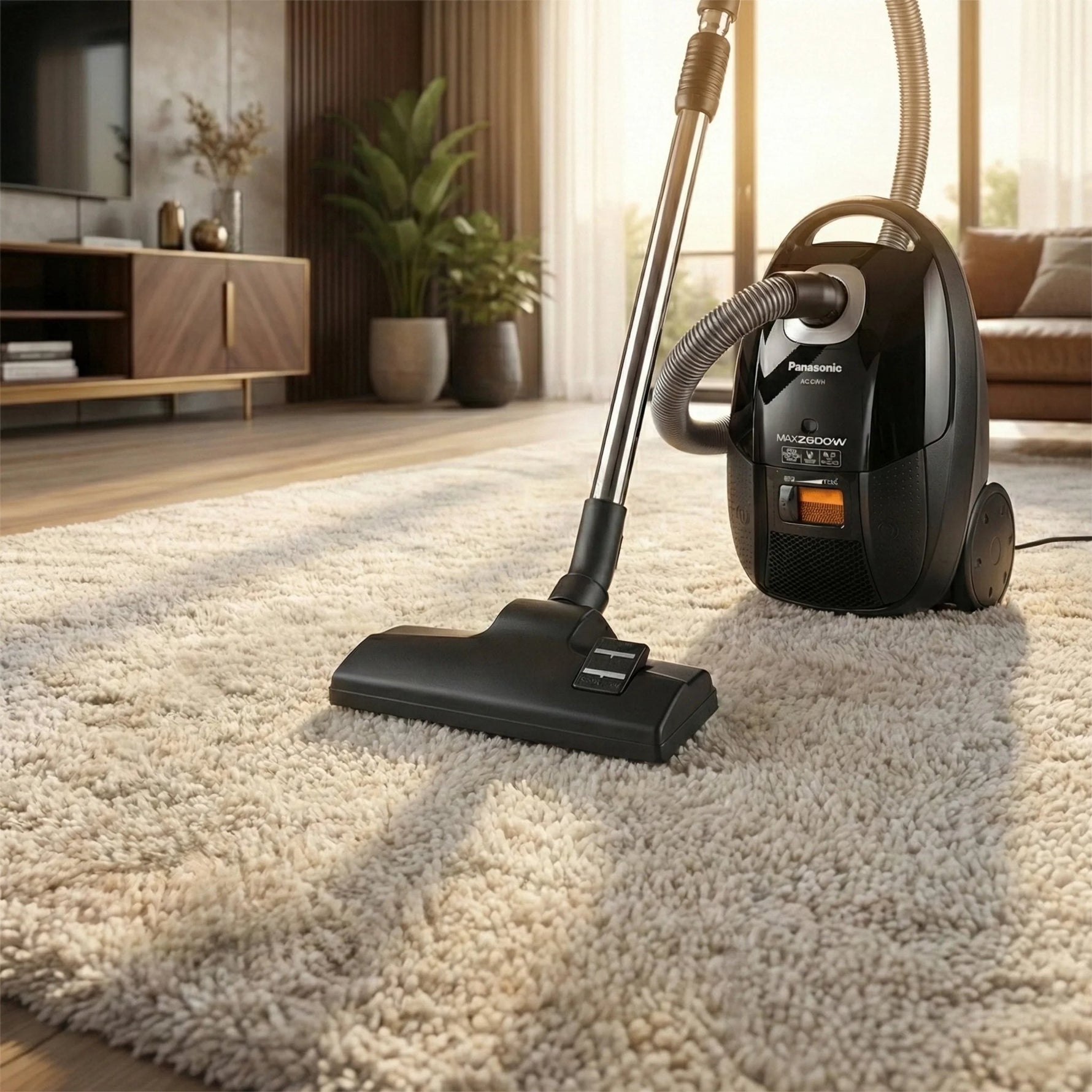 مكنسة باناسونيك يابانية بقوة 2000 وات ,وسعة 6 لتر ,MCCJ913 - Blanco