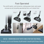 مكنسة باناسونيك يابانية بقوة 2100 وات , وسعة 6 لتر ,MCCJ915 - Blanco