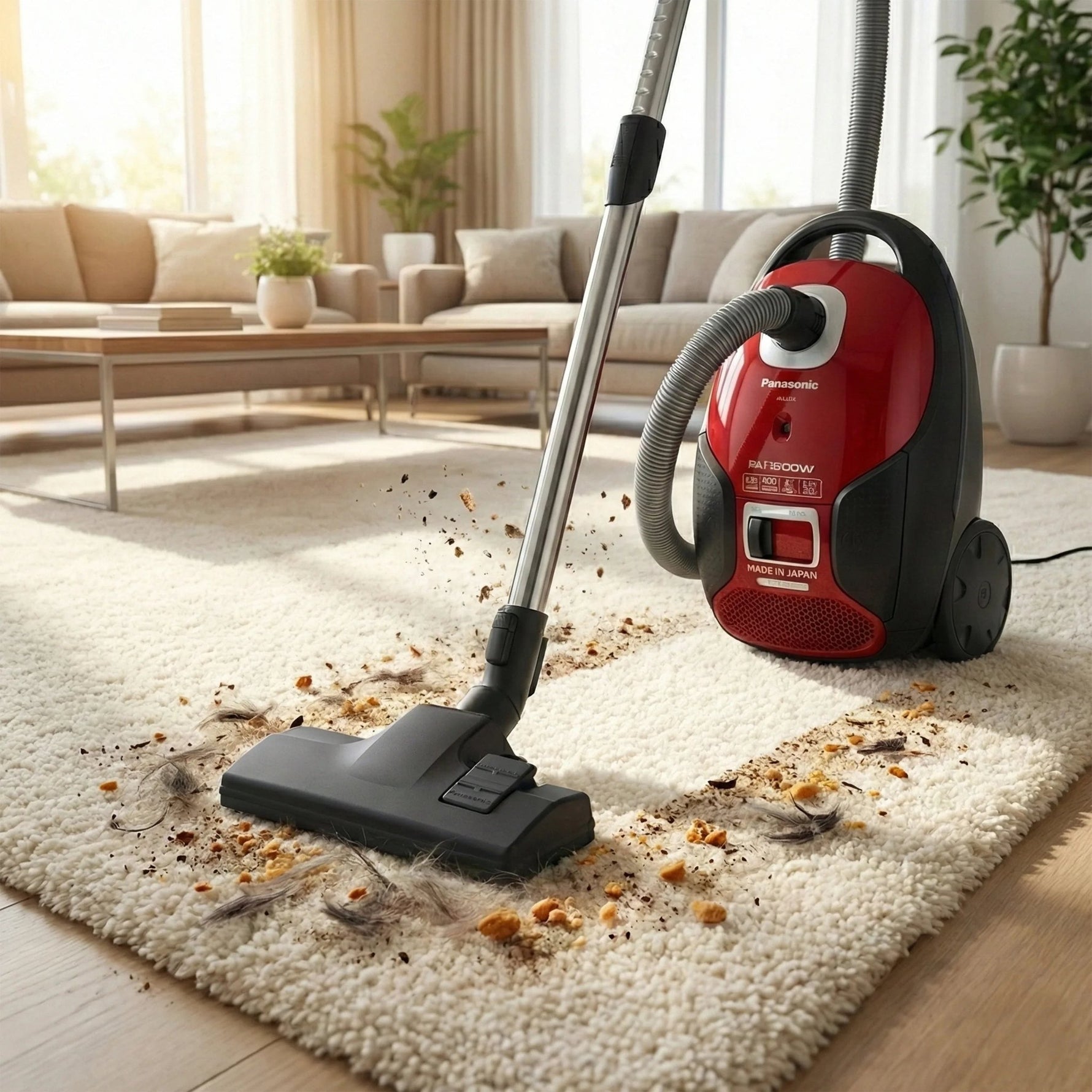 مكنسة باناسونيك يابانية بقوة 2100 وات , وسعة 6 لتر ,MCCJ915 - Blanco