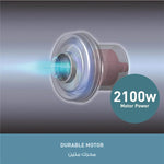 مكنسة باناسونيك يابانية بقوة 2100 وات , وسعة 6 لتر ,MCCJ915 - Blanco