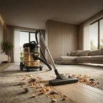 مكنسة برميلية هيتاشي بقوة 2100 وات – سعة 18 لتر، CV - 950F - Blanco