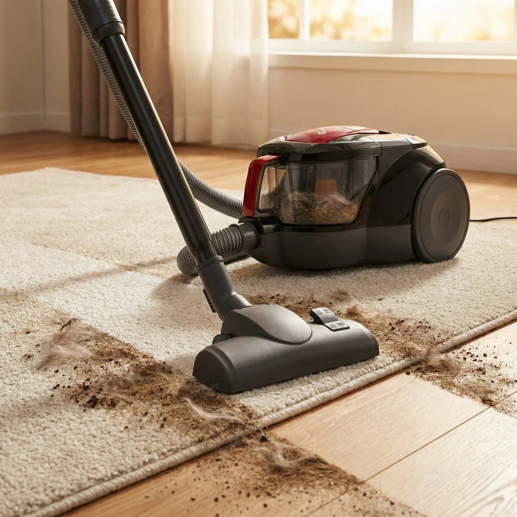 مكنسة كهربائية LG بقوة 2000 وات – مع فلتر وحاوية 1.3 لتر VC5420 - Blanco