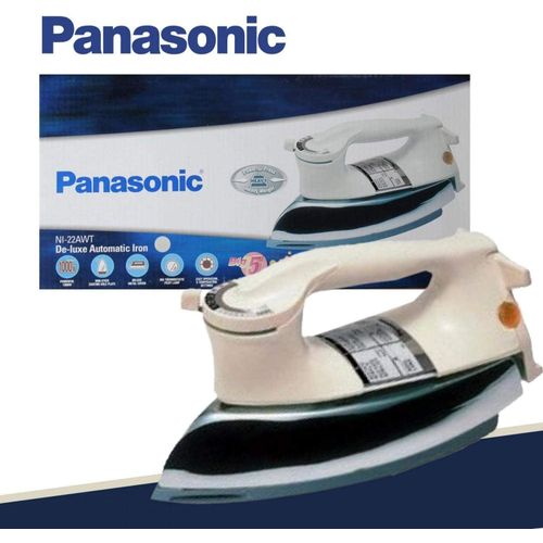 مكواة باناسونيك جافة عالية الوزن 1000 وات، وزن 2.3 كجم NI22 - Blanco