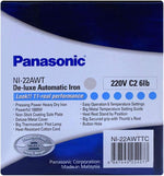 مكواة باناسونيك جافة عالية الوزن 1000 وات، وزن 2.3 كجم NI22 - Blanco