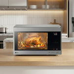 ميكروويف LG مع شواية - سعة 42 لتر - silver (Smart Inverter) MH8265CIS - Blanco