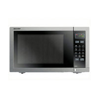 ميكروويف شارب ديجيتال 34 لتر - 9 قوائم طهي تلقائية، R - 77AT (ST) - Blanco